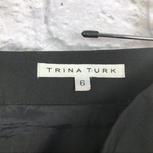 Jupe Droite Trina Turk Fleurie - Taille 2, Doublée, Occasion Très Bon état - Parfaite Bureau Ou Cocktail